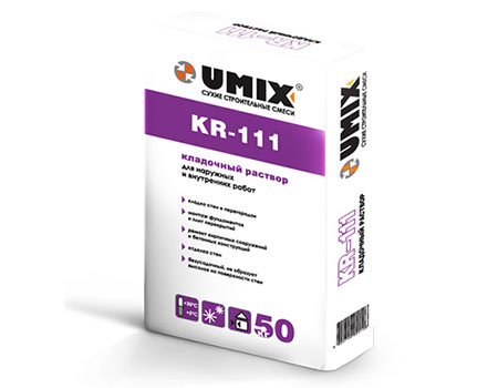 Кладочный раствор UMIX KR-111 (серый) 